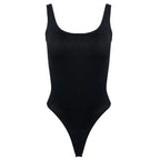 Summer Women Clothing Simple Sleeveless Top Backless Tight Vest Bodysuit
