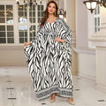 Rayon Print Holiday Loose Maxi Dress Beach Jacket Maxi Dress Bikini Cover EvenStar