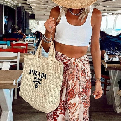 Slant Shoulder Slimming Printed Belt One Piece Swimsuit Women Clothing