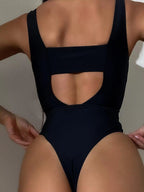 Bikini Sexy Swimsuit Women Lace up Cutout Backless Lace up Bikini DRIVINGSTRONG