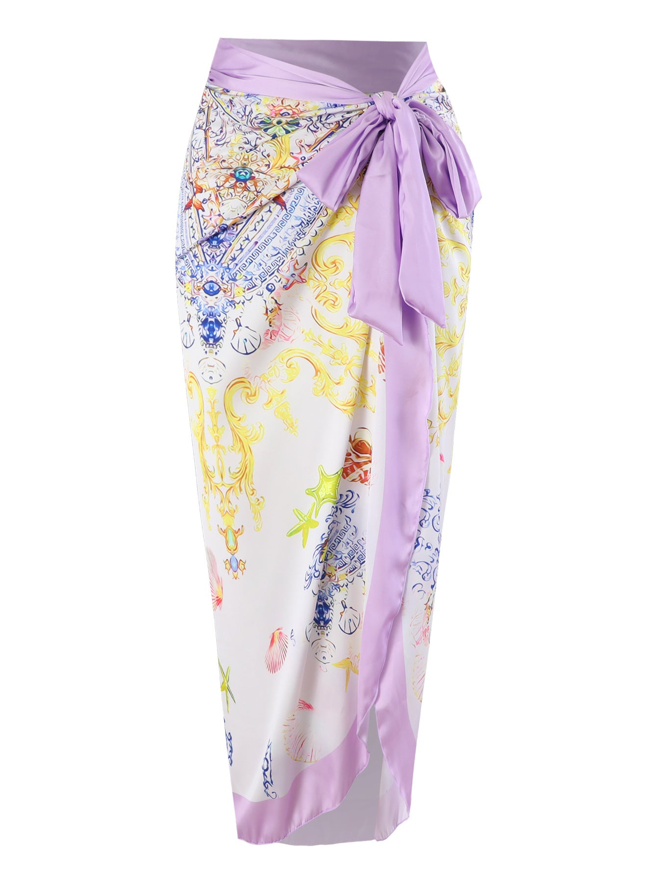 Purple Single Gauze Skirt