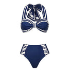 Blue Split Swimsuit