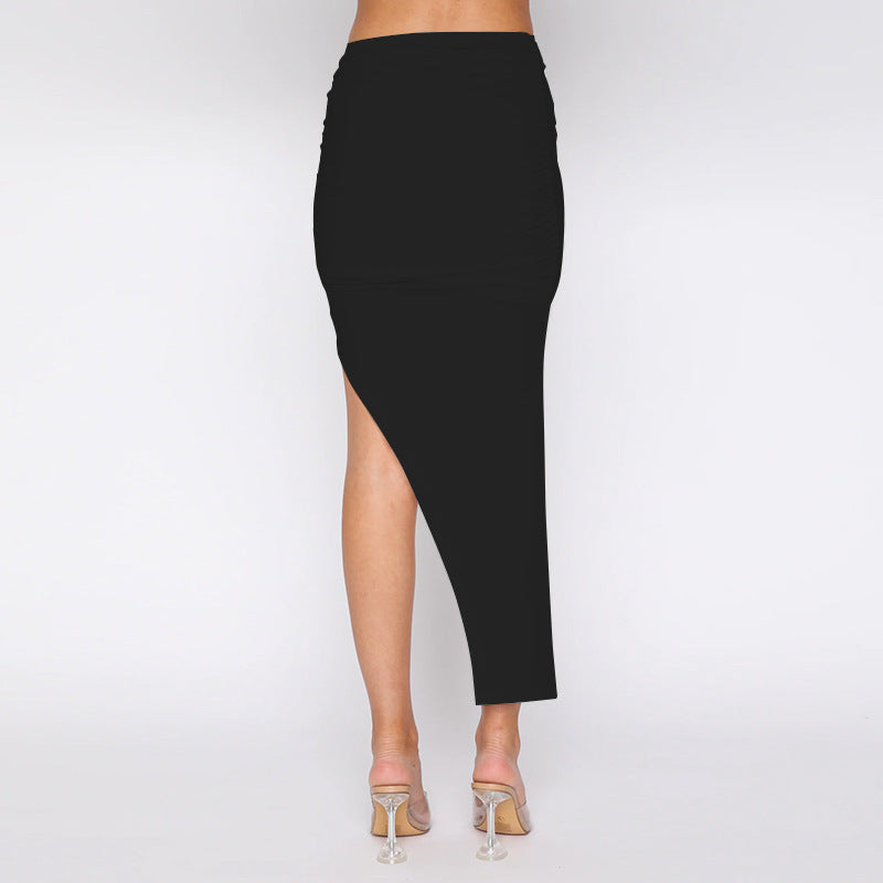 Summer Women Design Asymmetric Sexy Pleated Skirt George