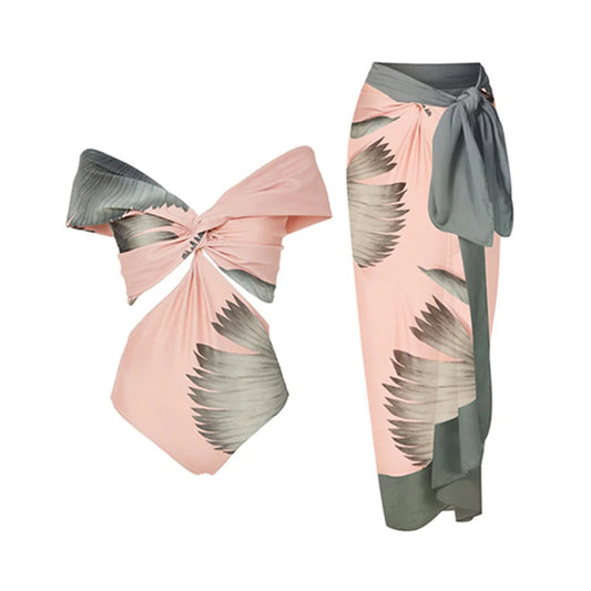 Swimwear Two Piece Vacation Bikini Beach Swimwear Dress Bikini Women