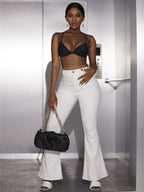 Mesh Diamond Vest Sexy Hollow Out Cutout Nightclub Disco Women Top Hadid