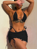 Bikini Double Three Piece Set Swimsuit Sexy Bikini Swimsuit Women Swimsuit Double Sided Wear Bikini CHENS