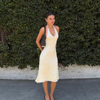 Summer Slim Fit Sexy Elegant Halter Dress FREYA