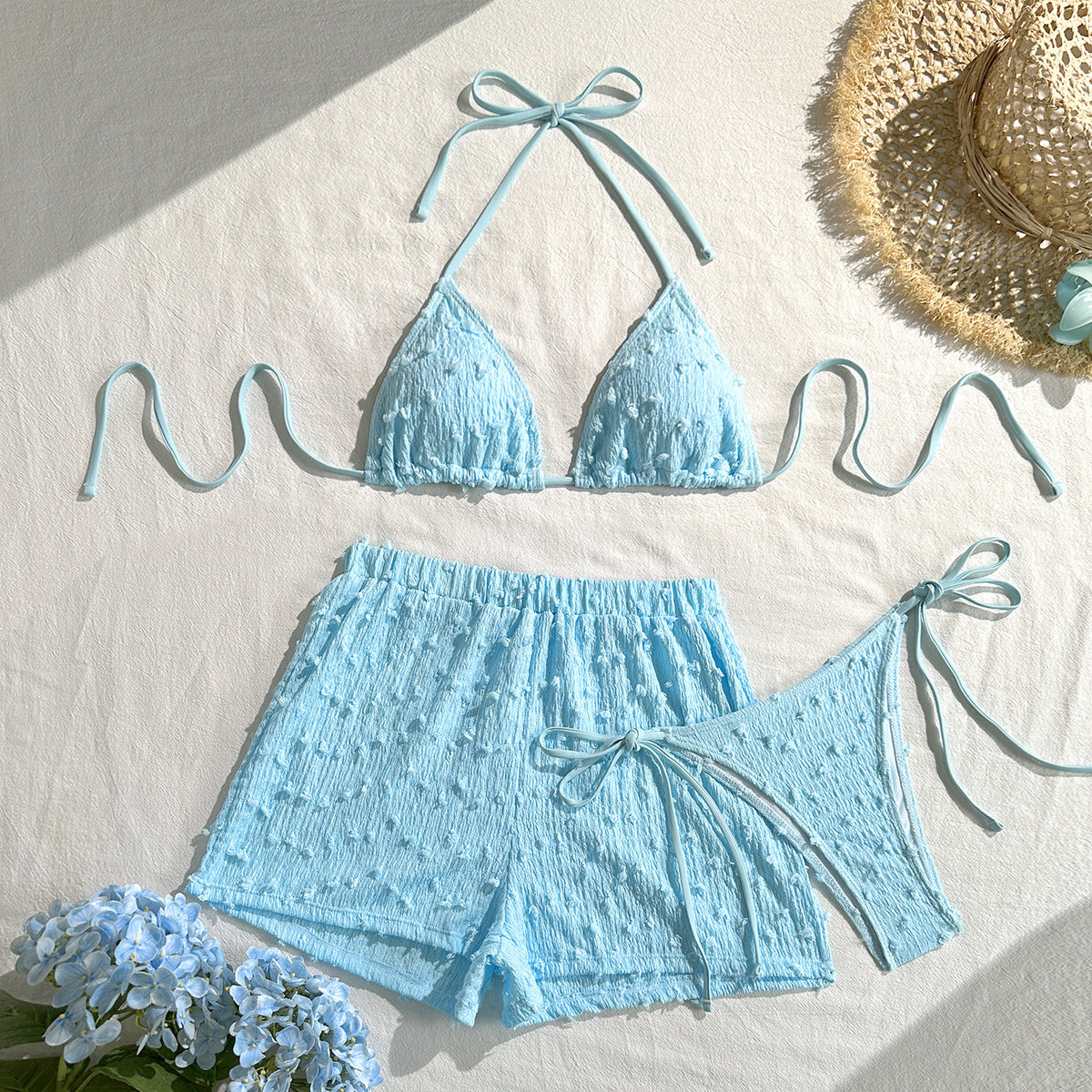 Blue Three Piece Set