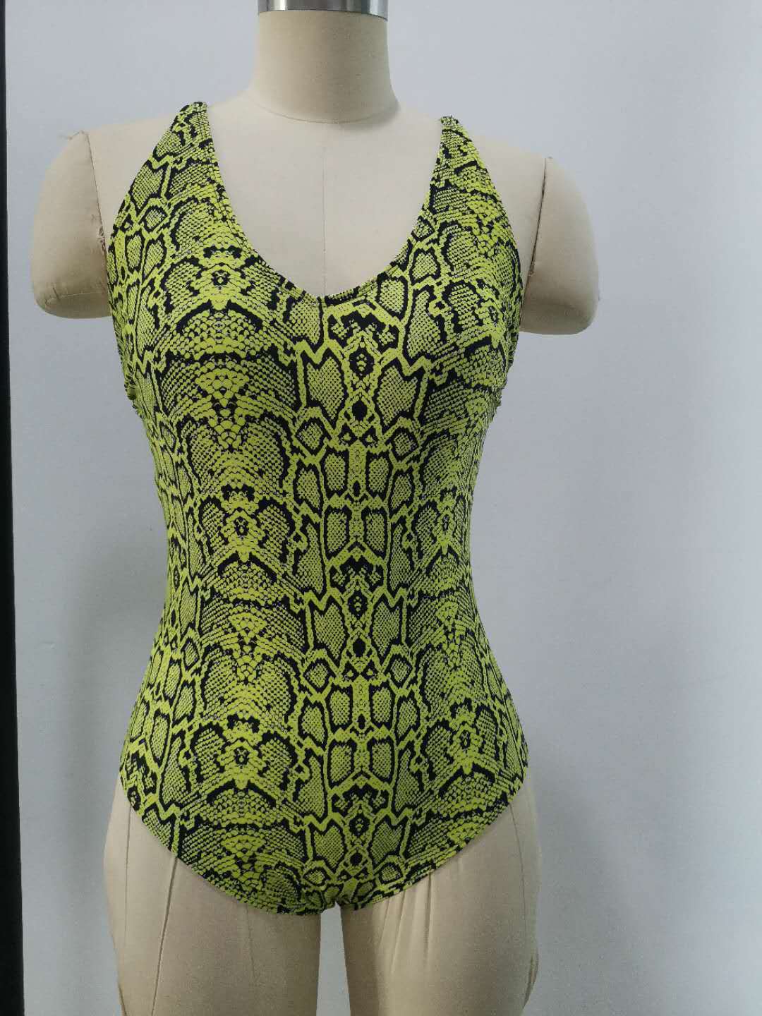 Printed Yellow and Black