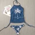 Blue Coconut Print