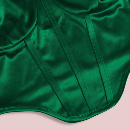 Camisola sexy adelgazante con cintura cruzada en el pecho, tirantes finos ajustables, top corto de satén para mujer, bandana