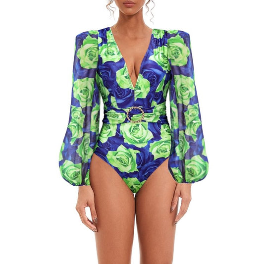 Traje de baño sexy con vientre cubierto para mujer, falda de playa ajustada, conjunto de dos piezas