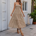 Summer Smocking Swing Sling Dress Jeme