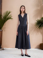 Navy Blue European and American U Size S, Non-Chinese Code
