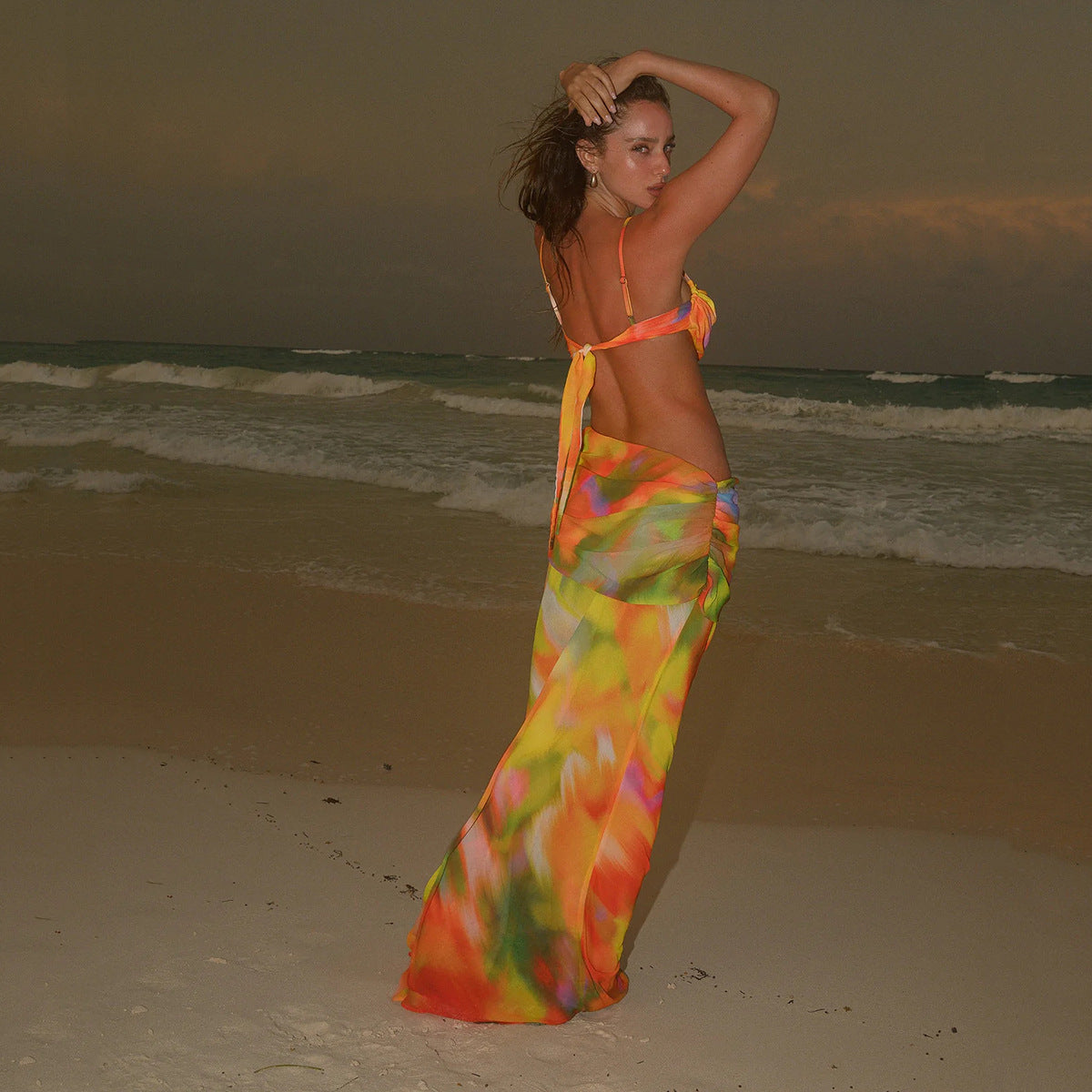 Bikini Bikini Women Swimsuit Swimsuit Printed Beach Dress Maxidress Ellie