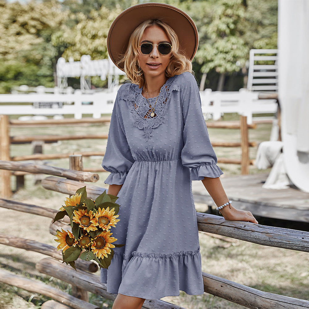 Waist Slimming Dress Summer Casual CKK