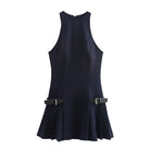 Fashionable Short Two Sides Strap Sleeveless Dress FDfkxrs