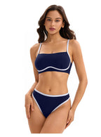 Arrival Bikini Swimsuit Women Sexy Three Piece Sets Long Sleeved Blouse Bianco