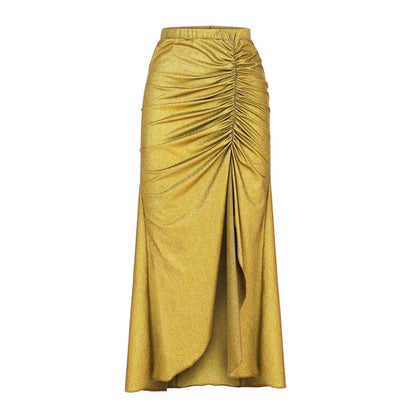 Yellow Wrap Skirt