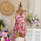 Swimwear Outerwear Shirt Single Blouse Printed Dovetail Sexy Sun Protection Swimsuit BALANCE