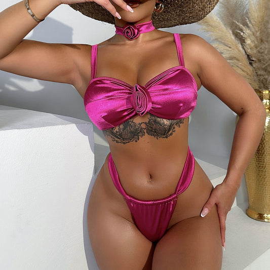 Bikini Mujer Traje de Baño Sexy Bikini Dividido Traje de Baño