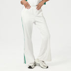 High Waist Loose Sports Wide Leg Pants Pocket Straight Casual Pants Outer Wear Contrast Color Yoga Bell Bottom Pants