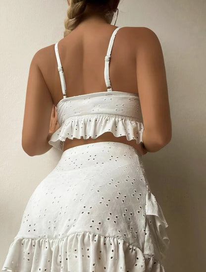 Swimsuit Beach Skirt Bikini Three Piece Set Swimsuit Conservative Swimsuit Women