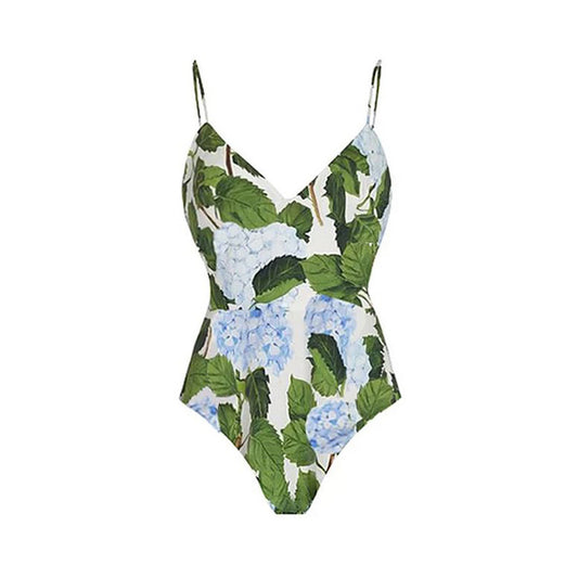 Traje de baño de una pieza adelgazante sexy de primavera para mujer