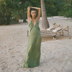 Beach Dress Women Casual Vacation Solid Color Pullover Bikini Swimsuit Blouse Sun Protection Mangar