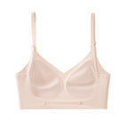 Summer French Seamless Bare Back Underwear Women Thin U Shaped Beauty Back Halter Invisible Multiple Wear Comfortable Bra