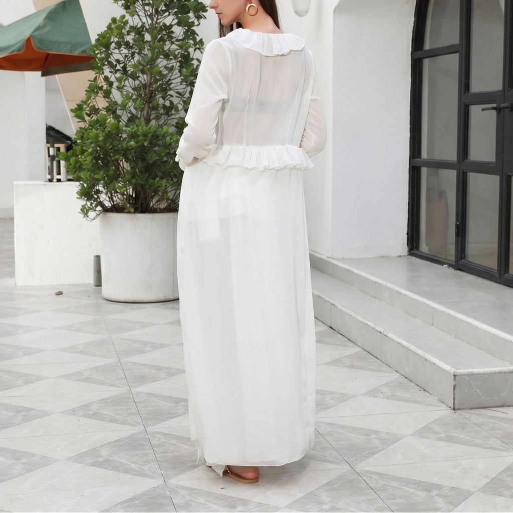 Solid Color Sexy See through Lace up Beach Cover up Bikini Swimsuit Cardigan Women Mangar