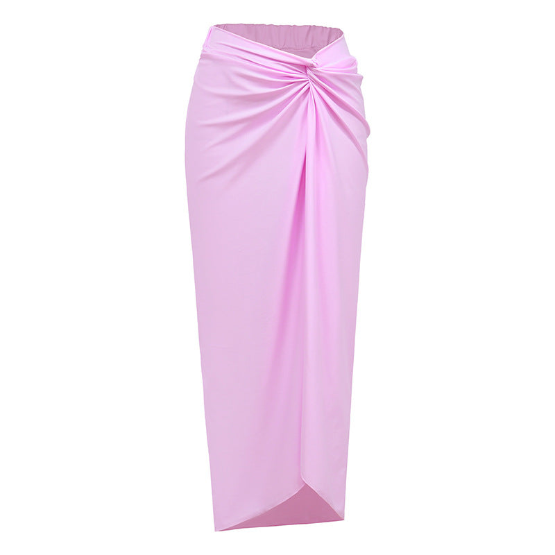 Pink Wrap Skirt