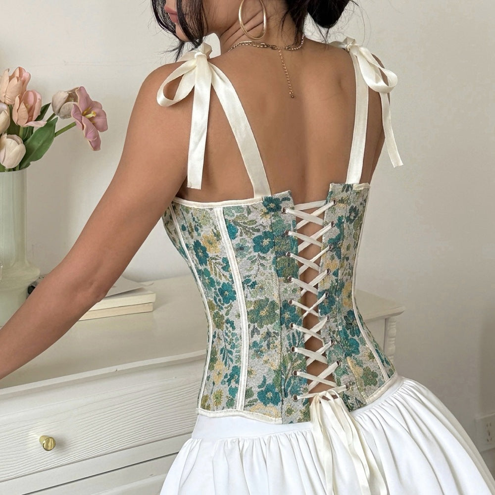 Boning Corset Bra Strap Strap Tube Top Women Clothing Waist Slimming Cinched Waist Waistcoat Sling SaturdayNight