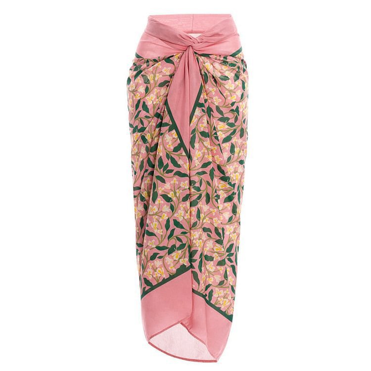 Pink round-Collar Skirt