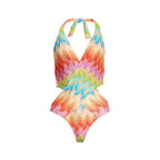 Conjunto de bikini sexy con falda de hilo que cubre el vientre para playa