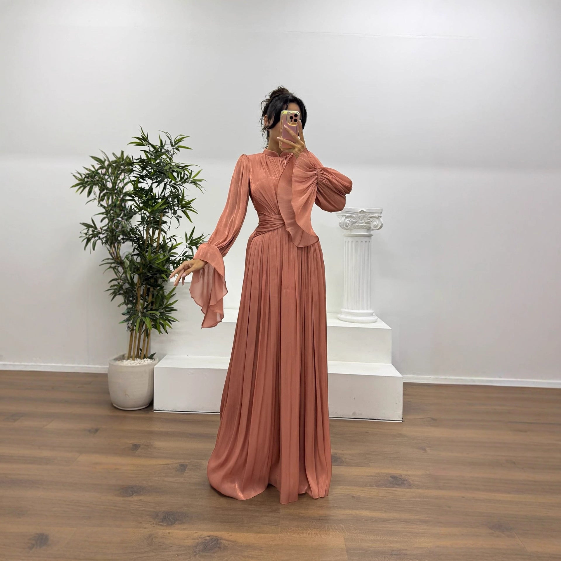 Summer French Elegant Dress Waist Dress XUYUN