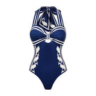 Blue One-Piece Swimsuit