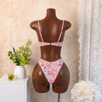 Bikini Swimsuit Split Push up Bikini Printed Sexy Swimsuit BALANCE
