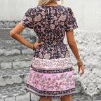 Summer Women Printing Bohemian Dress HUNDRED
