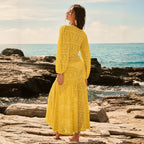 Solid Color Sexy Knitted Hollow Out Cutout Beach Cover up Bikini Swimsuit Beach Women Mangar