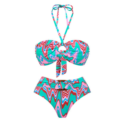 Blue Stripe Swimsuit