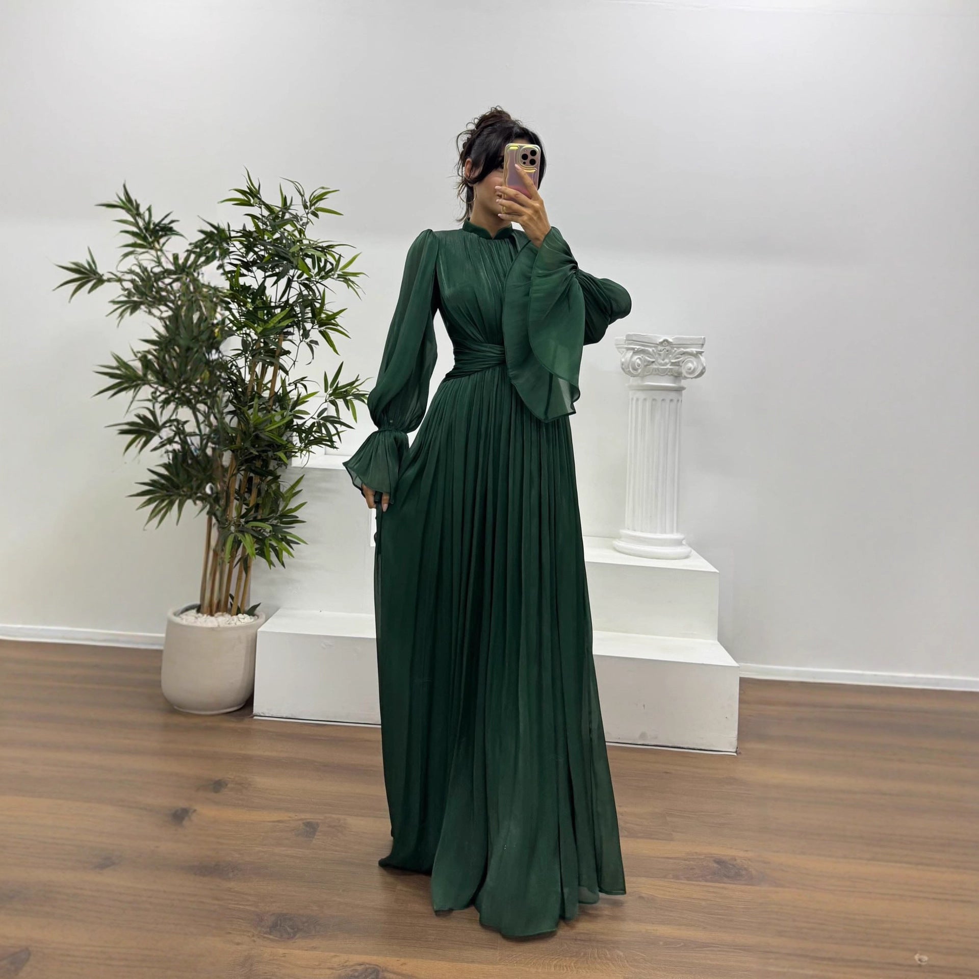 Summer French Elegant Dress Waist Dress XUYUN