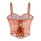 Orange Double Shoulder Strap with Cup Women Tube Top Court Body Shaping Top Beloved