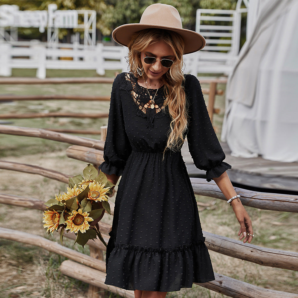 Waist Slimming Dress Summer Casual CKK