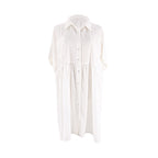 Rayon Bamboo Holiday Shirt Cardigan Loose Bikini Swimsuit Blouse Beach Sun Protection Overclothes EvenStar