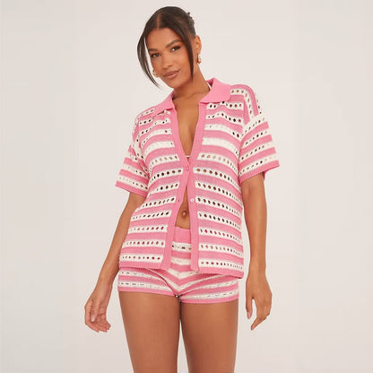 Pink and White