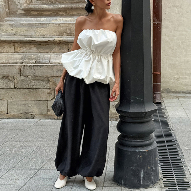 Sexy Tube Top Summer Sexy Fashionable Elegant Slim Top Women Clothing OFMY