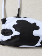 Cow Print Bikini Sexy Bikini Lady Simple Split Swimsuit