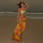 Bikini Bikini Women Swimsuit Swimsuit Printed Beach Dress Maxidress Ellie