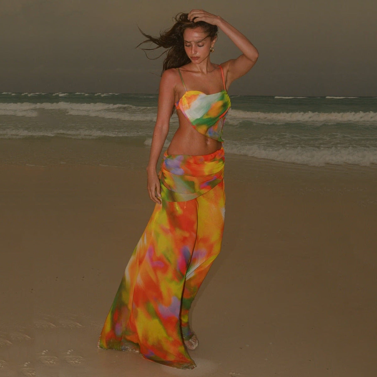 Bikini Bikini Women Swimsuit Swimsuit Printed Beach Dress Maxidress Ellie